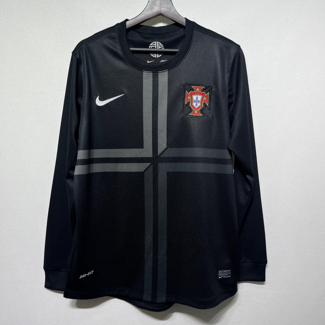 Portugal 2012 Away Retro Long Sleeve Jersey