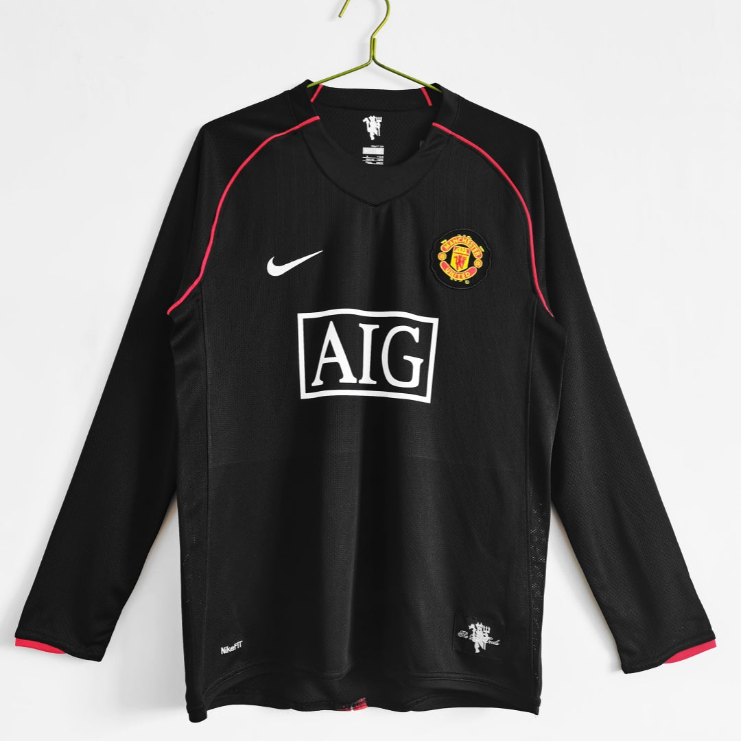 Manchester United 2007/08 Away Long Sleeve Retro Jersey