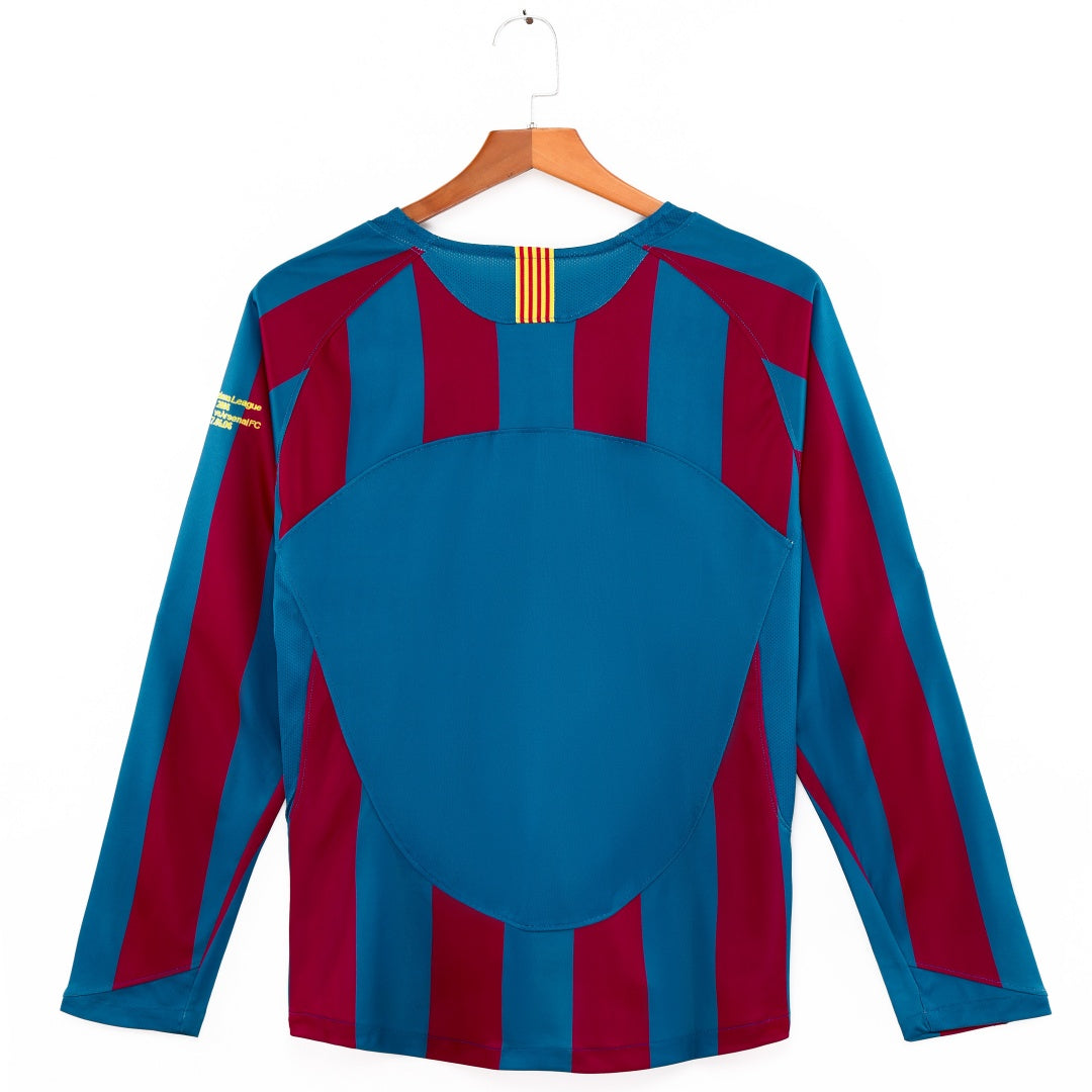 FC Barcelona 2005/06 Home Retro Long Sleeve Jersey