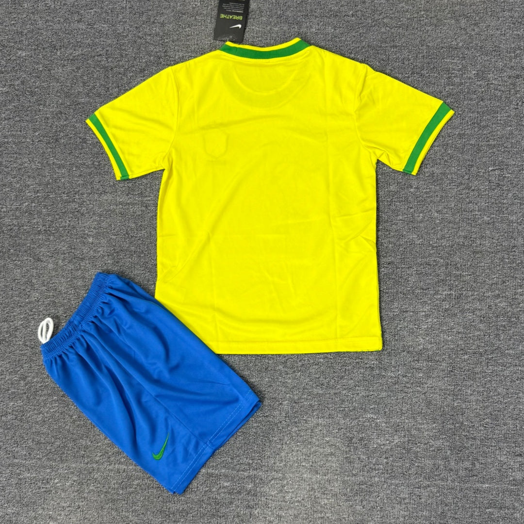 Brazil 2025/26 Kids Yellow Bird Special Kit