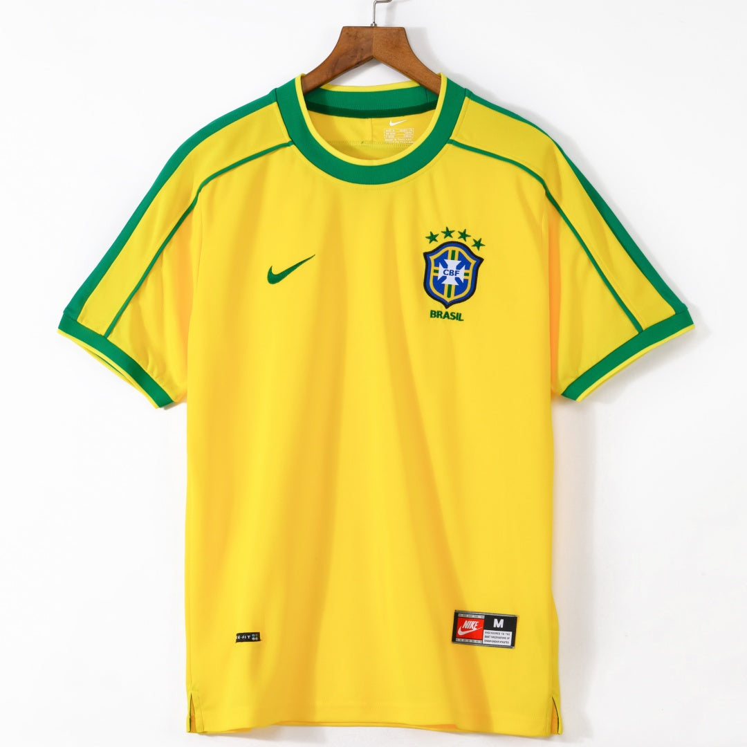 Brazil 1998 Home Retro Jersey