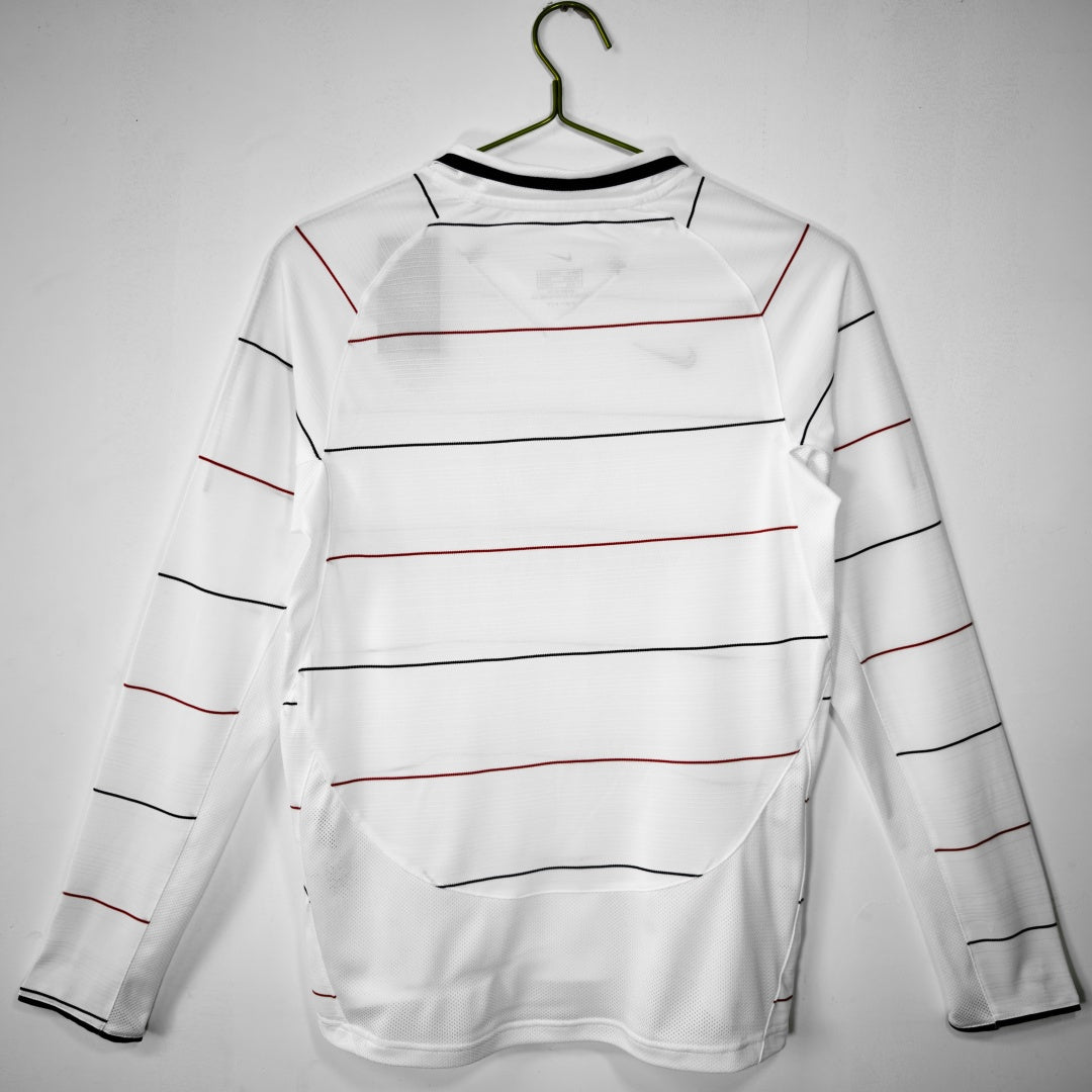 Manchester United 2003–2004 Away Retro Long Sleeve Jersey