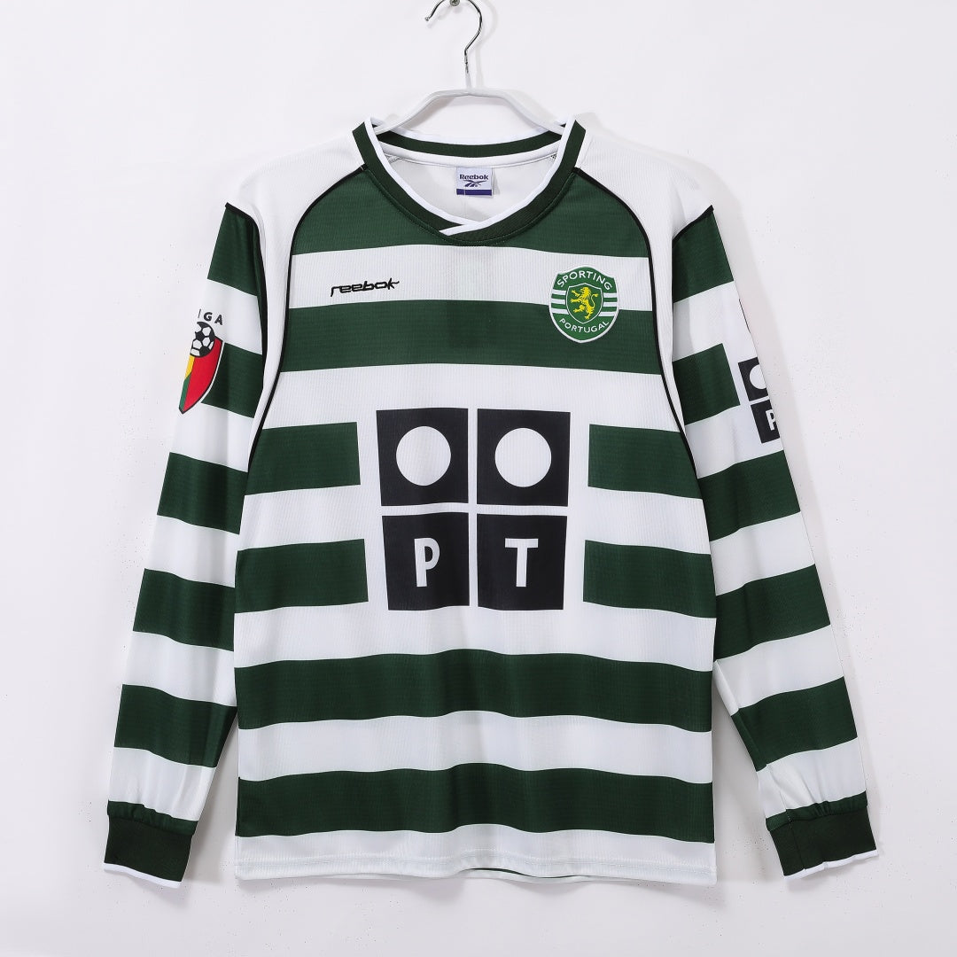 Sporting CP 2001/03 Home Retro Long Sleeve Jersey