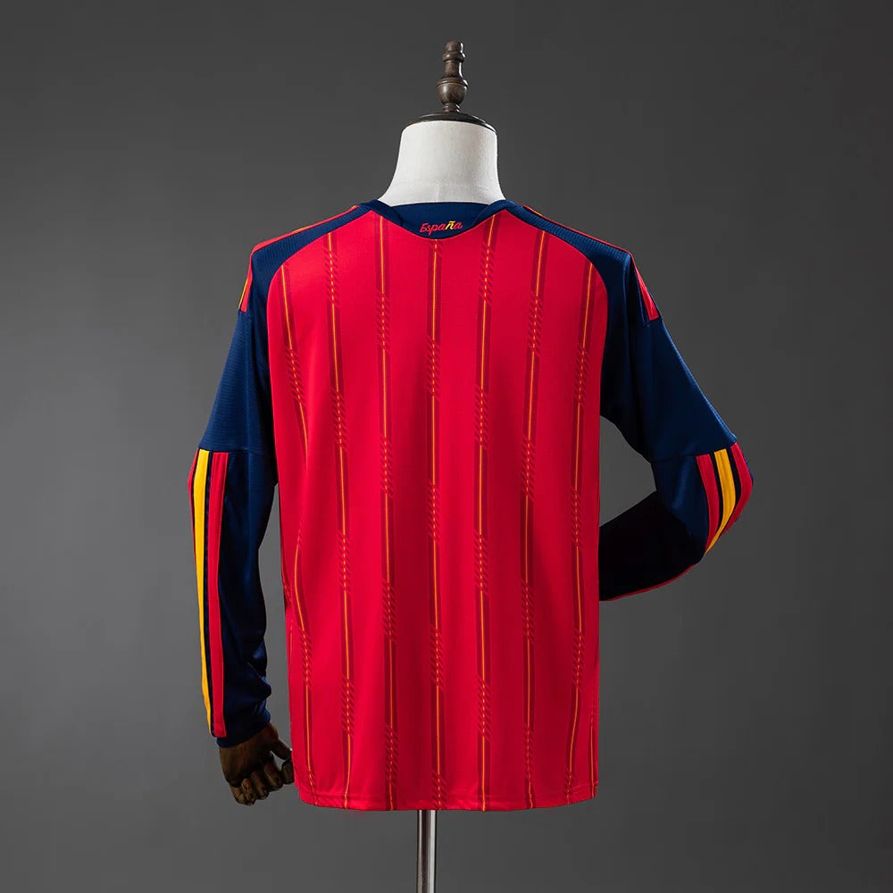 Spain 2025/26 Home Long Sleeve Jersey